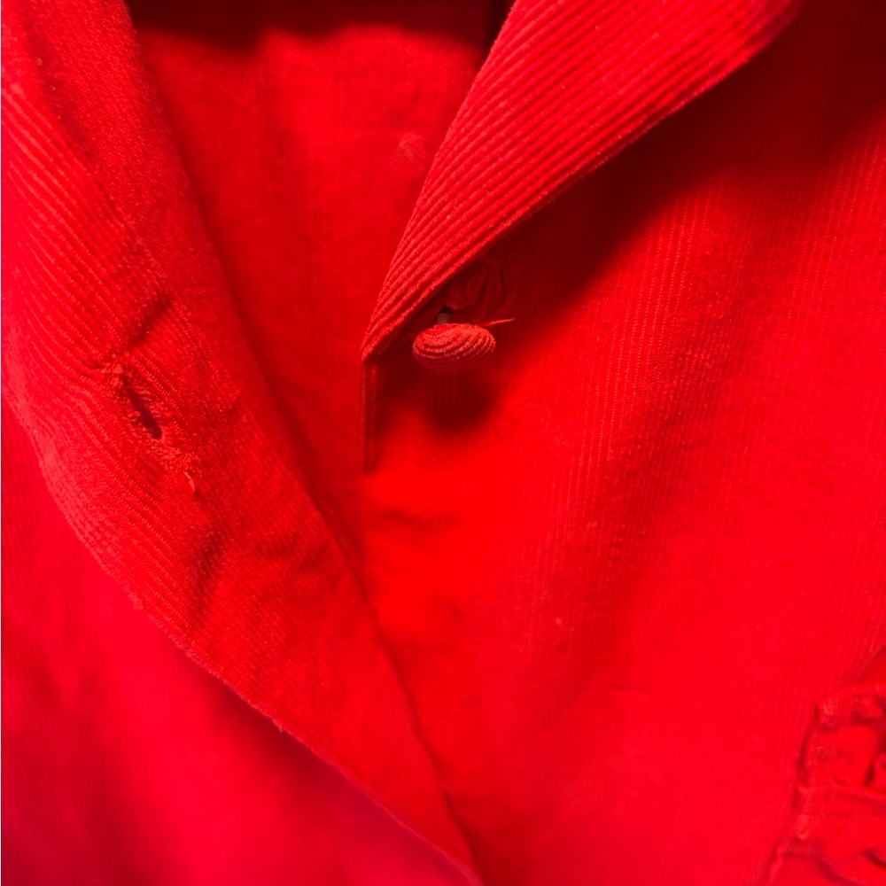 Vintage Victoria's Secret Country red button-down shirt Small - Picture 6 of 12